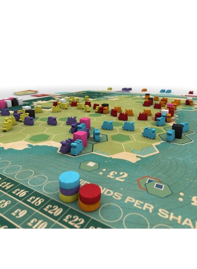 Capstone Games: Irish Gauge, Strategy Board Game, Game of Building Railroads Across Ireland, 60 Minute Play Time, 3 to 5 Players, Ages 15 and Up - Image 5